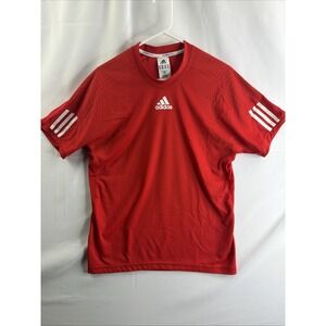 Adidas Mens Red Clima360 Soccer Shirt Small Formotion Breathable Lightweight